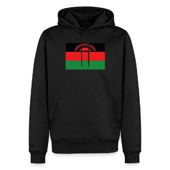 Offizielle Malawi Flagge Malawian Country Pride - Männer Premium Bio Hoodie - Schwarz - Vorne - Nico (187cm)