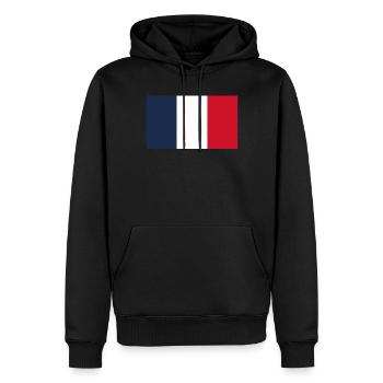 Drapeau officiel de Mayotte Maorais Country Pride - Sweat à capuche Premium bio Homme - noir - Devant - Nico (187cm)