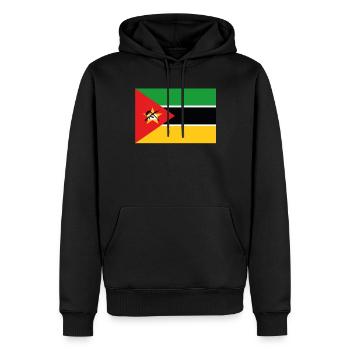 Offizielle mosambikanische Flagge Mosambikanischer Landstolz - Männer Premium Bio Hoodie - Schwarz - Vorne - Nico (187cm)