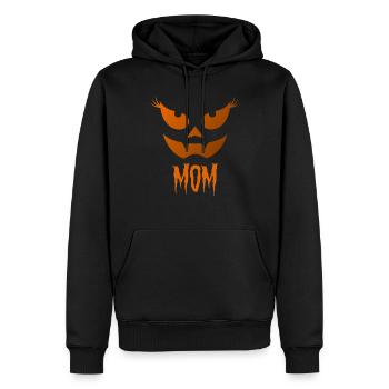 Halloween Partner Kostüm Mom Dad Kürbis pumkin - Männer Premium Bio Hoodie - Schwarz - Vorne - Nico (187cm)
