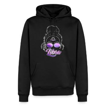 Waage Sternzeichen Geschenk Waage - Männer Premium Bio Hoodie - Schwarz - Vorne - Nico (187cm)