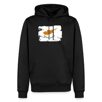 Offizielle Flagge Zypern Zyprioten Griechisch Türkisch - Männer Premium Bio Hoodie - Schwarz - Vorne - Nico (187cm)