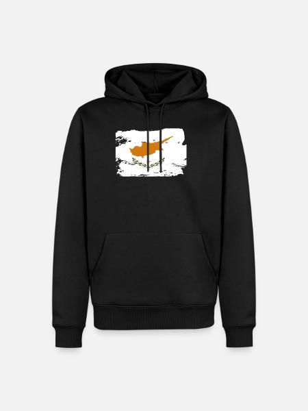 Offisielt Kypros flagg Kyprioter gresk tyrkisk - Herre Premium økologisk hoodie - sort