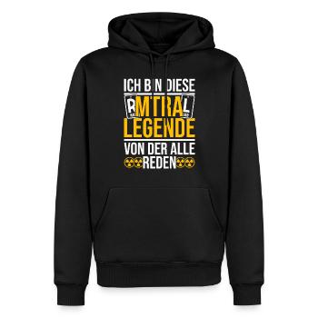 MTRA Medizinisch-Technischer Radiologie Mta - Männer Premium Bio Hoodie - Schwarz - Vorne - Nico (187cm)