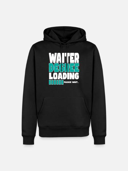 Waiter invites training - Men’s Premium Organic Hoodie - black