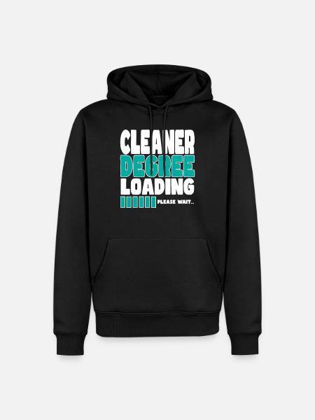 Cleaner loads training - Men’s Premium Organic Hoodie - black