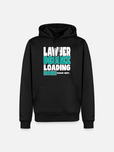 Lawyer invites training - Men’s Premium Organic Hoodie - black