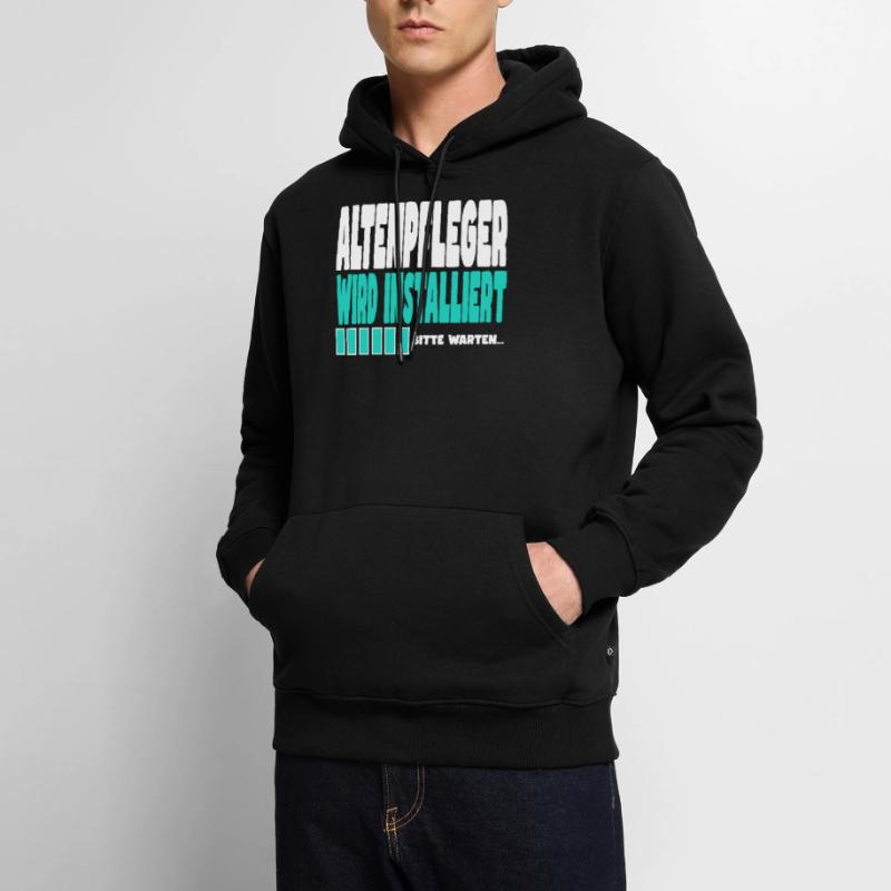 ALTENPFLEGER wird installiert Männer Premium Bio Hoodie