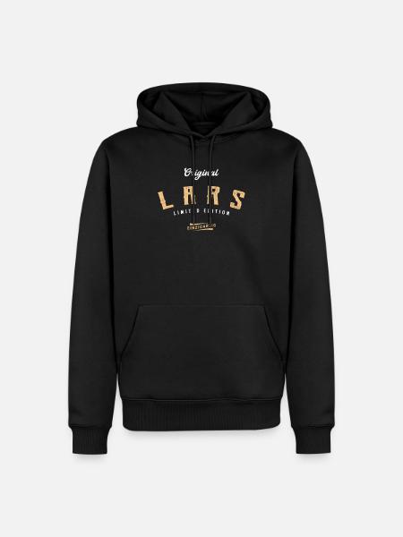 Lars Limited Edition - Männer Premium Bio Hoodie - Schwarz