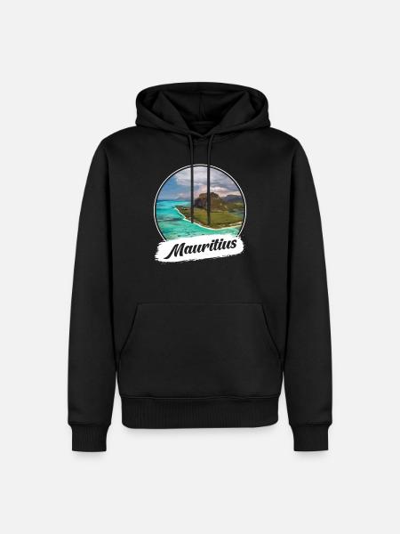 Mauritius Souvenir - Men’s Premium Organic Hoodie - black