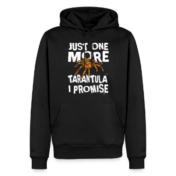 Nur Noch Ein Tarantula Spinne Arachnophile - Männer Premium Bio Hoodie - Schwarz - Vorne - Nico (187cm)