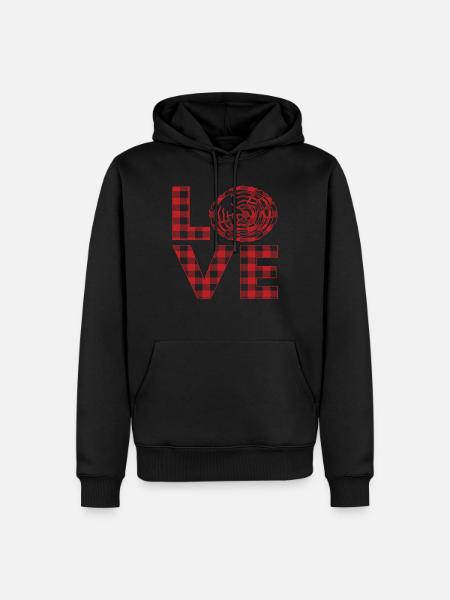 Love Woods Quotes - Men’s Premium Organic Hoodie - black
