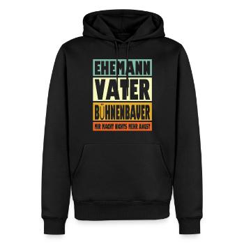 Busfahrer Vater Ehemann Held - Männer Premium Bio Hoodie - Schwarz - Vorne - Nico (187cm)