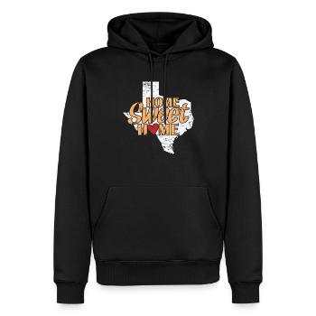 Home Sweet Home Texas Bundesstaat der USA - Männer Premium Bio Hoodie - Schwarz - Vorne - Nico (187cm)