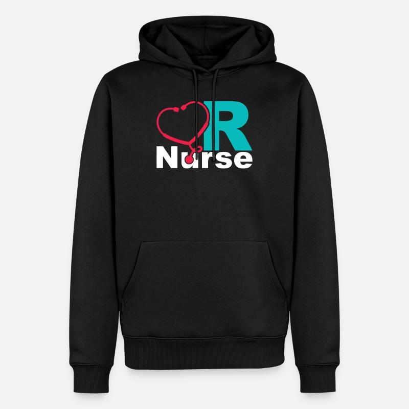 OP Krankenschwester - Männer Premium Bio Hoodie - Schwarz