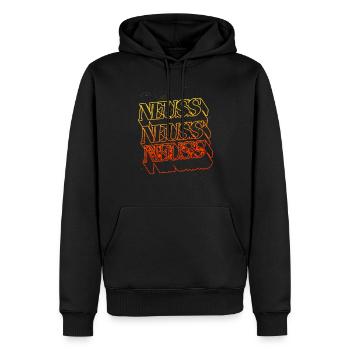 Neuss Germany City Skyline Home Police - Sweat à capuche Premium bio Homme - noir - Devant - Nico (187cm)