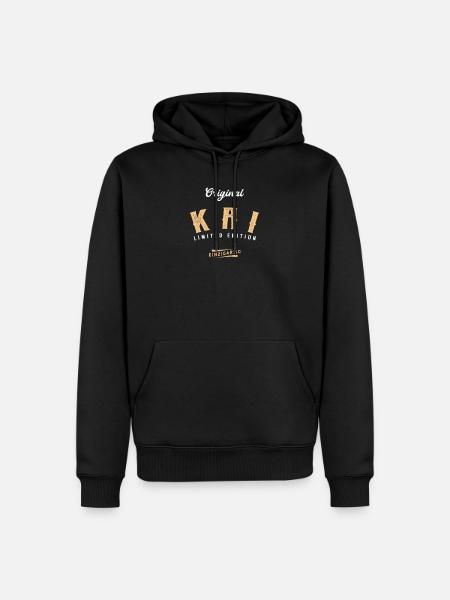 Kai Limited Edition - Männer Premium Bio Hoodie - Schwarz