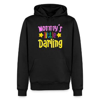 Mommy’s Little Darling Cute Kiddie Stars Enfants - Sweat à capuche Premium bio Homme - noir - Devant - Nico (187cm)