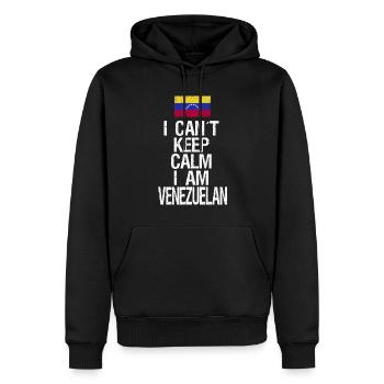 I can not Keep Calm I am Venezolaner - Männer Premium Bio Hoodie - Schwarz - Vorne - Nico (187cm)