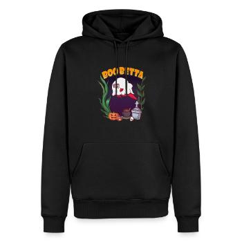 Boo Betta - Kampffisch Betta Splendens Halloween - Männer Premium Bio Hoodie - Schwarz - Vorne - Nico (187cm)