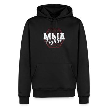 MMA Fighter Sports d’arts martiaux mixtes - Sweat à capuche Premium bio Homme - noir - Devant - Nico (187cm)