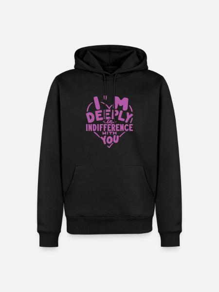 Break Up - 3 - Men’s Premium Organic Hoodie - black