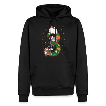 3 Jahre Alte Kinder Weihnachtsgeschenk Niedliche - Männer Premium Bio Hoodie - Schwarz - Vorne - Nico (187cm)
