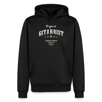 Gitarrist Limited Edition Gitarre - Männer Premium Bio Hoodie - Schwarz - Vorne - Nico (187cm)