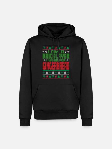 Mason Christmas Saying - Men’s Premium Organic Hoodie - black