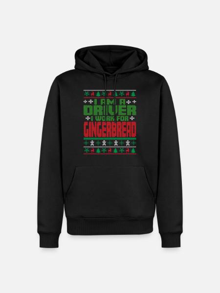 Driver Christmas Quote - Men’s Premium Organic Hoodie - black