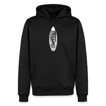 Surf Planche à voile Sports nautiques - Sweat à capuche Premium bio Homme - noir - Devant - Nico (187cm)