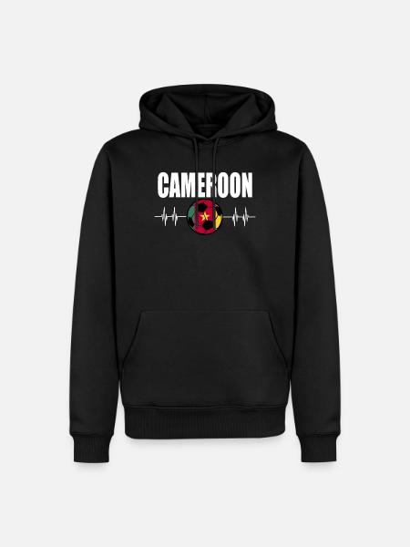 Cameroon Football - Men’s Premium Organic Hoodie - black