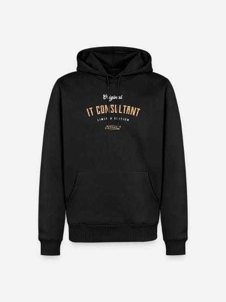 IT Consultant Limited Edition - Männer Premium Bio Hoodie - Schwarz