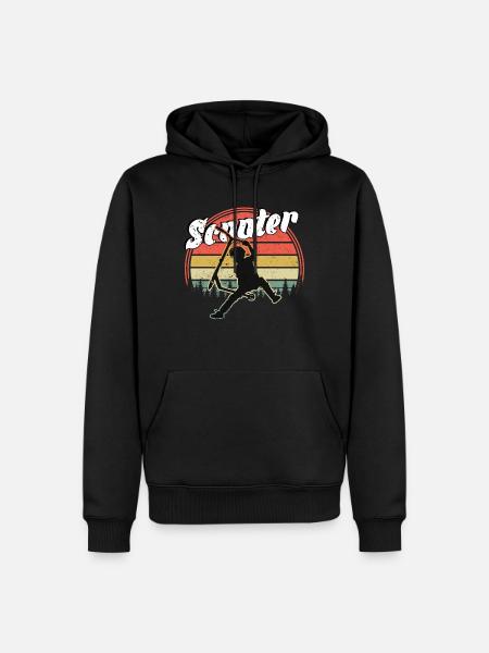 Freestyle scooter - Men’s Premium Organic Hoodie - black