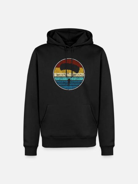 parachute - Men’s Premium Organic Hoodie - black
