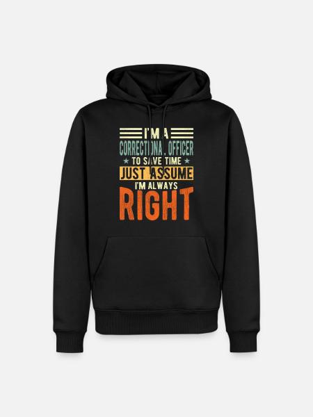 Enforcement officer - Men’s Premium Organic Hoodie - black