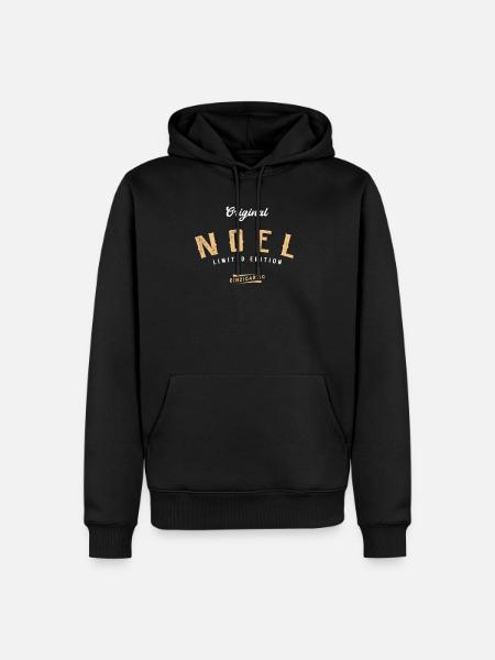 Noel Limited Edition - Männer Premium Bio Hoodie - Schwarz