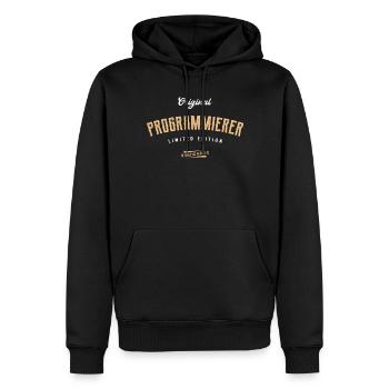 Programmierer Limited Edition - Männer Premium Bio Hoodie - Schwarz - Vorne - Nico (187cm)