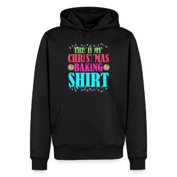 Costume de Noël - Sweat à capuche Premium bio Homme - noir - Devant - Nico (187cm)