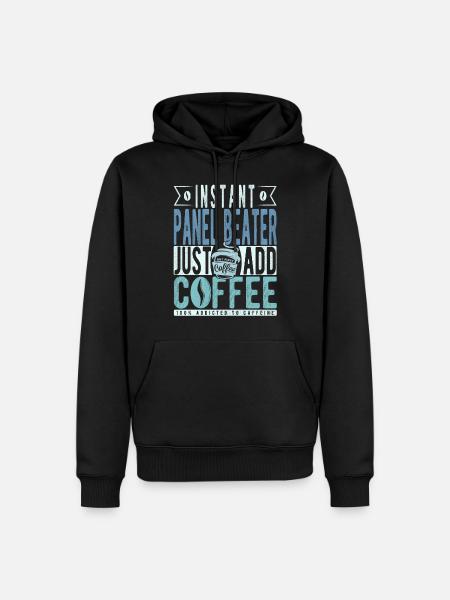 Panel Racket Coffee Saying - Men’s Premium Organic Hoodie - black