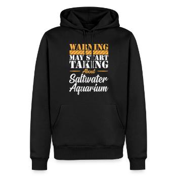 Aquarium- Aquaristik - Männer Premium Bio Hoodie - Schwarz - Vorne - Nico (187cm)