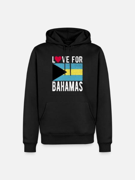 Bahamas Souvenir - Men’s Premium Organic Hoodie - black