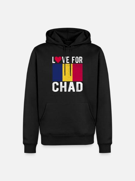 Chad Souvenir - Men’s Premium Organic Hoodie - black