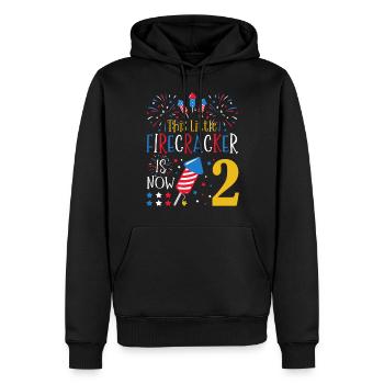 Dieser Kleine Knallfrosch Ist Jetzt 2 4. Juli 2. - Männer Premium Bio Hoodie - Schwarz - Vorne - Nico (187cm)