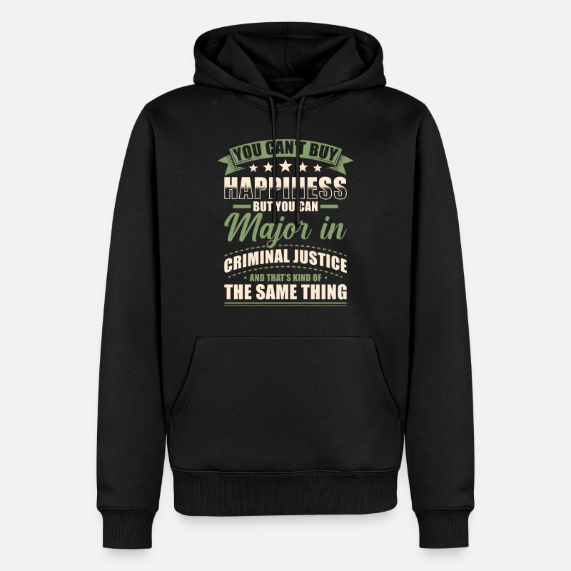 Licence en droit - Sweat à capuche Premium bio Homme - noir