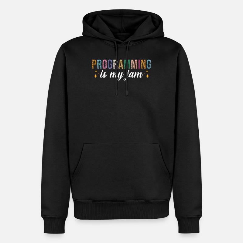 Programming is my passion - Men’s Premium Organic Hoodie - black