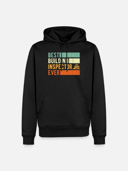 Building Inspector Gift - Men’s Premium Organic Hoodie - black