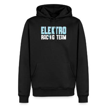 Electro Racing Team | Electric Car Shirt | - Men’s Premium Organic Hoodie - black - Front - Nico (187cm)