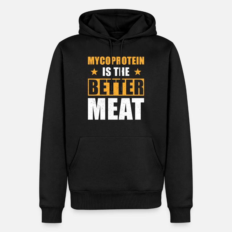 Dicton mycoprotéine - Sweat à capuche Premium bio Homme - noir