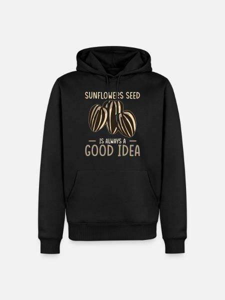 Sunflower - Men’s Premium Organic Hoodie - black